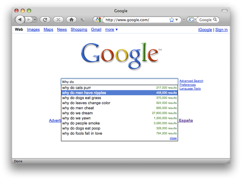 Illustration for article titled Google Proves Humanity Is Sick and Sad, Yet Absolutely Hilarious